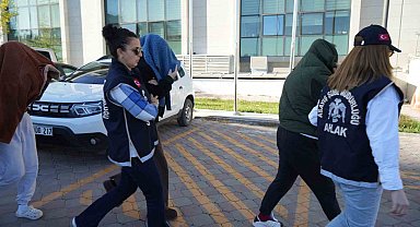 Fuhuş operasyonunda 5 şüpheli adliyeye sevk edildi