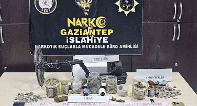 Gaziantep'te 495 adet tarihi eser sikke ele geçirildi: 1 gözaltı