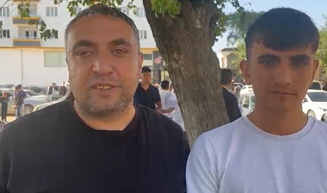 Gaziantep'te baba-oğul aynı okulda KPSS'ye girdi