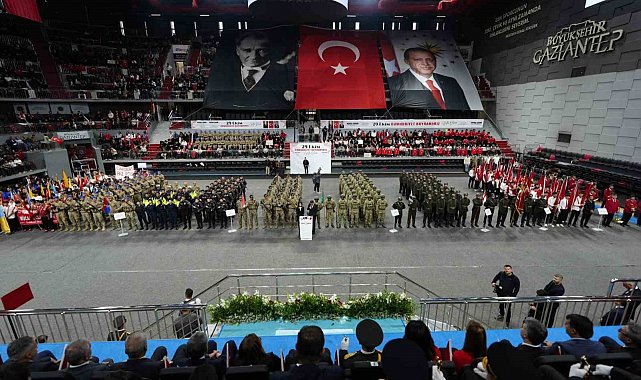 Gaziantep'te Cumhuriyet'in 103'üncü yılı coşkuyla kutlandı