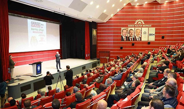 Gebze'de Gazze için "Sumud'dan Umuda" buluşması