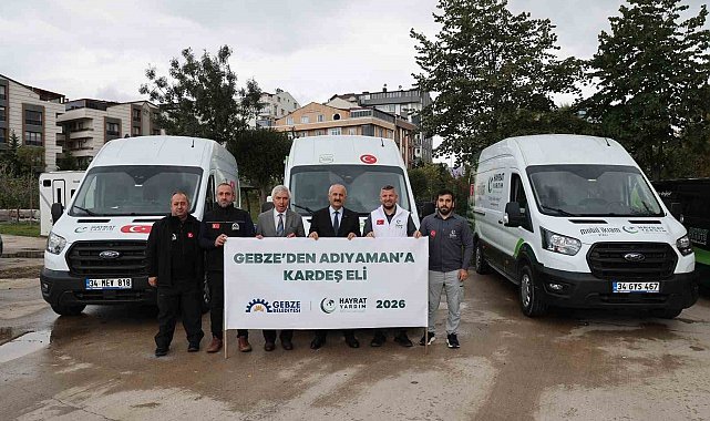 Gebze'den Adıyaman'a uzanan yardım köprüsü