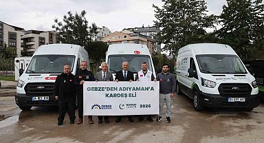 Gebze'den Adıyaman'a uzanan yardım köprüsü
