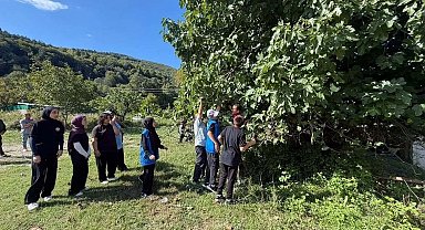Gençlerin hasat heyecanı