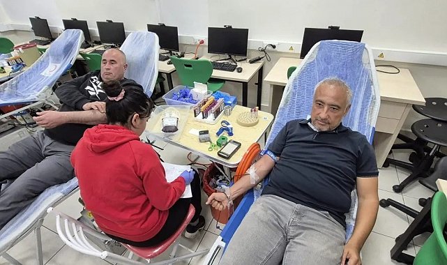 Gerze'de hayat kurtaran kan bağışı kampanyası