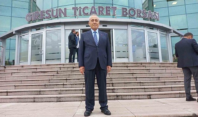 Giresun Ticaret Borsası'nda Hamza Bölük yeniden seçildi
