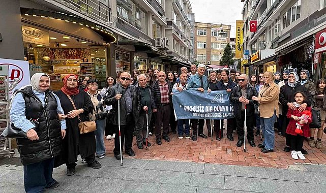 Görme engellilerden 'erişilebilirlik' çağrısı