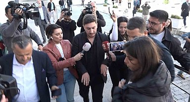 Güllü davasının ilk duruşması için oğlu Tuğberk Yalova Adliyesi'nde