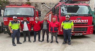 Gümüşhane'de 96 personele trafik eğitimi verildi