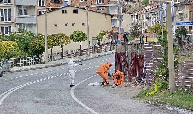 Gümüşhane'de kanalizasyondan çıkan gaz paniğe neden oldu