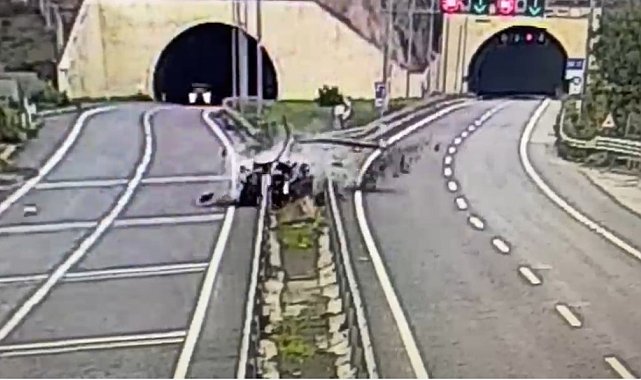 Gümüşhane'deki feci kazanın görüntüleri ortaya çıktı