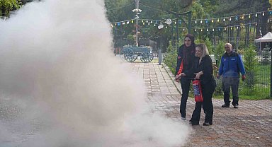 Gündüz bakımevinde deprem ve yangın tatbikatı