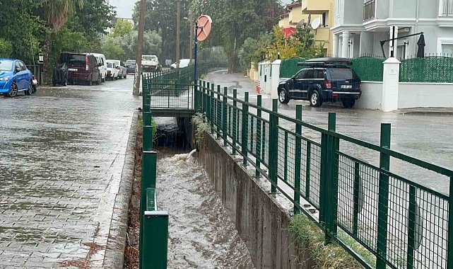 Güney Ege'de beklenen yağış başladı