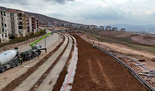 Güneykent Seyir Yolu Projesi'nde çalışmalar hızla ilerliyor