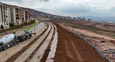 Güneykent Seyir Yolu Projesi'nde çalışmalar hızla ilerliyor