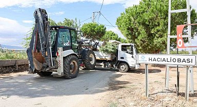 Hacıaliobası'nda yeşil alanlar yenilendi