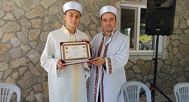 Hafız çocuktan dikkat çeken hedef