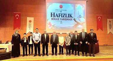 Hafızlık bölge yarışmasının birincileri Aydın'da belli oldu