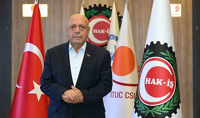 HAK-İŞ Başkanı Arslan: "29 Ekim Cumhuriyet Bayramı'nı kutluyor, Cumhuriyetimize nice yıllar diliyoruz"