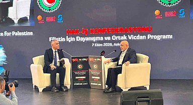 HAK-İŞ Genel Başkanı Arslan: "Sumud, dünyanın sessiz kaldığı bir dönemde Filistin davasına sahip çıkan kahraman bir kuruluştur"