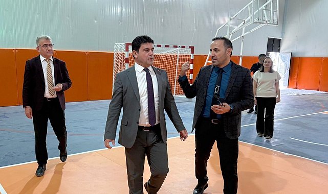 Hakkari'de Cumhuriyet İlk ve Ortaokuluna yeni spor salonu