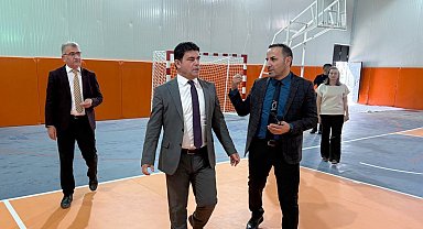 Hakkari'de Cumhuriyet İlk ve Ortaokuluna yeni spor salonu