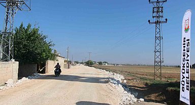 Harran'da yollar büyükşehir belediyesiyle yenileniyor
