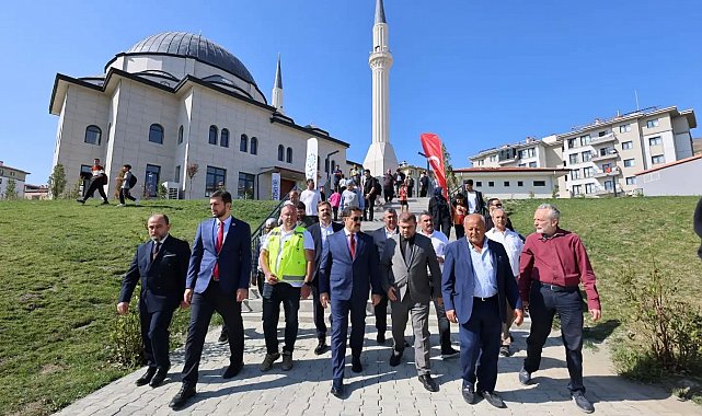 Hatay'da deprem sonrası inşa edilen 138. cami ibadete açıldı