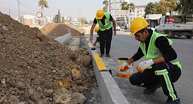 HBB'den Antakya'da bin 500 metrelik refüj çalışması