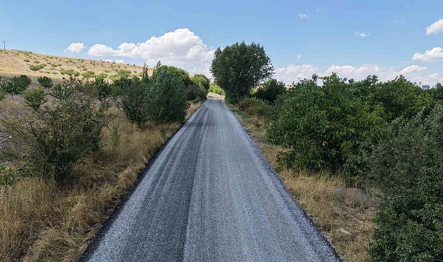 Hekimhan'da 7 mahallenin ulaşımını rahatlatan yol çalışması tamamlandı