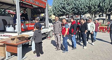 Hisarcık İlçe Hastanesinde 3 bin kişiye lokma ikramı