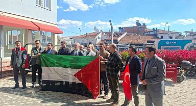 Hisarcık'ta Gazze için basın açıklaması ve dua programı