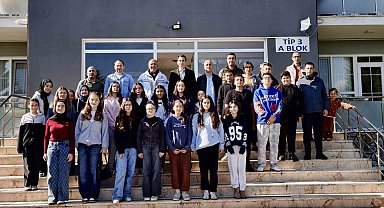 Hisarcık'ta LGS öğrencilerine moral desteği
