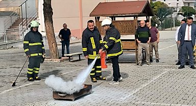 Hisarcık'ta öğrencilere Afet Farkındalık eğitimi verildi