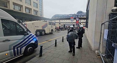 Hükümeti protesto gösterilerinde Brüksel savaş alanına döndü