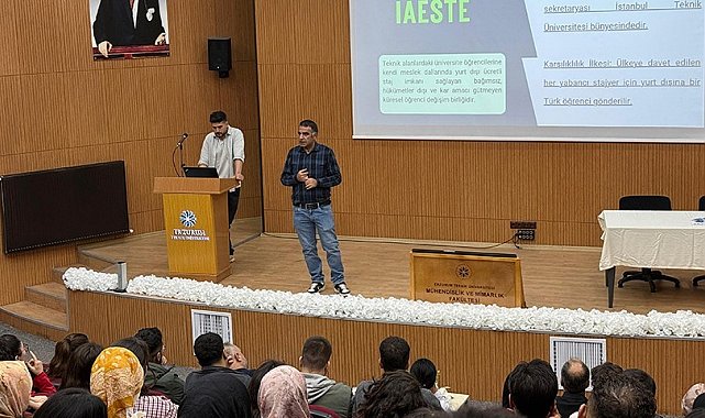 IAESTE staj ve değişim programları ETÜ öğrencilerine tanıtıldı