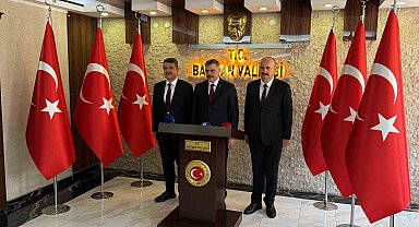İçişleri Bakanı Çiftçi, Batman Valiliğini ziyaret etti