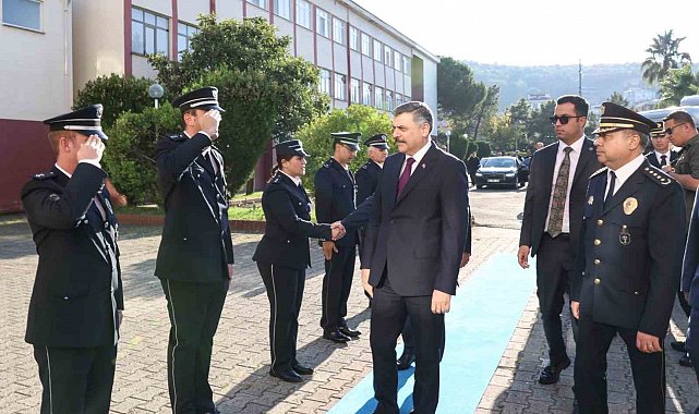 İçişleri Bakanı Çiftçi, Samsun'da polis okulunu ziyaret etti