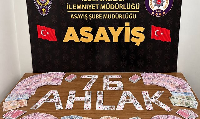 Iğdır'da kumar ve fuhuş operasyonları: 5 yabancı uyruklu kadın sınır dışı edildi