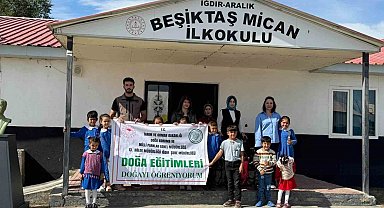 Iğdır'da öğrencilere tabiat ve biyoçeşitlilik eğitimi
