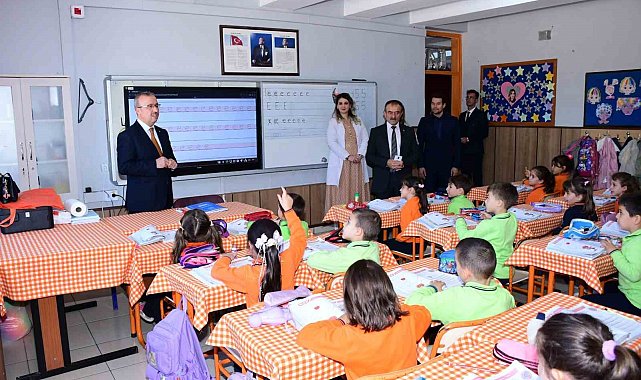 İl Millî Eğitim Müdürü Sinan Aydın'dan Cengiz Topel İlkokuluna ziyaret