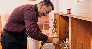 İl Müdürü İlhan bu kez sanatını konuşturdu