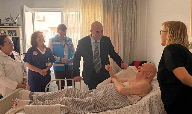 İl Sağlık Müdürü Görgülü'den evde bakım hizmeti alan yaşlılara ziyaret