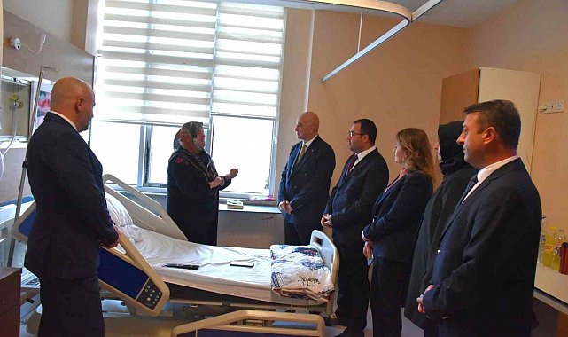 İl Sağlık Müdürü Görgülü'den hastalara ziyaret