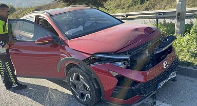 İlkadım'da otomobiller çarpıştı