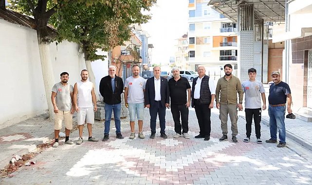 İncirliova'da yol çalışmaları hız kesmeden sürüyor