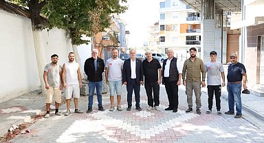İncirliova'da yol çalışmaları hız kesmeden sürüyor