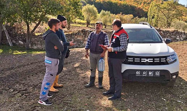 İscehisar'da üreticilere yönelik saha çalışmaları sürüyor
