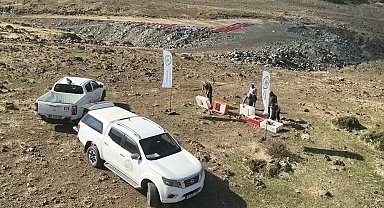 İslahiye'de kınalı keklikler doğaya salındı