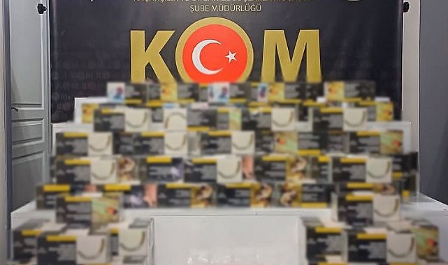 Isparta'da kaçak sigara ve bandrolsüz makaron ele geçirildi